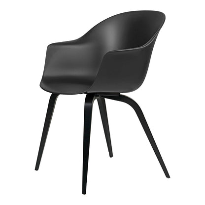 Bat Dining Armchair - Wood Base