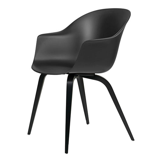 Bat Dining Armchair - Wood Base
