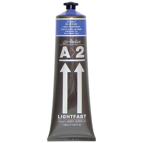 A2 Lightfast Heavy Body Acrylic Paint 120ml - Cobalt Blue