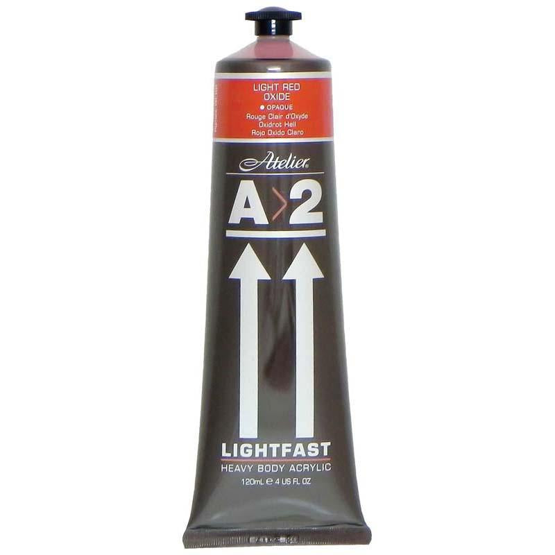 A2 Lightfast Heavy Body Acrylic Paint 120ml - Light Red Oxide